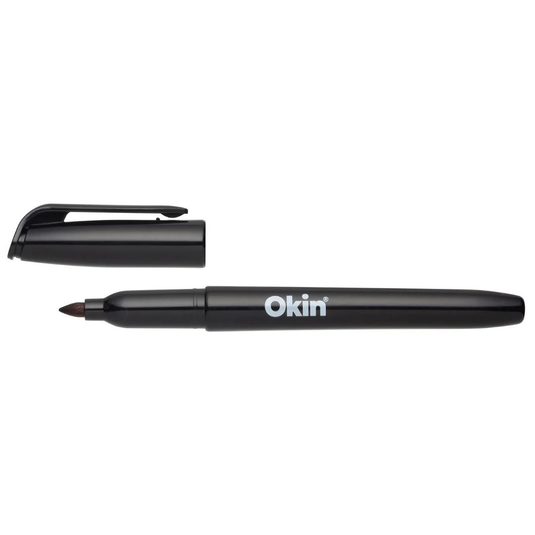 Okin Permanent Markers Pen Style - Pack Of 12 - Nail Gallerys