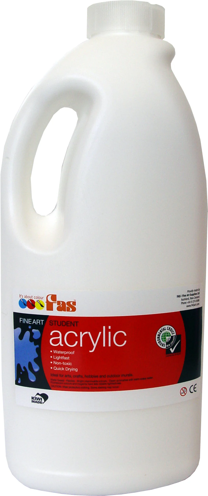 Fas Student Acrylic Paints 2 Litre - Nail Gallerys