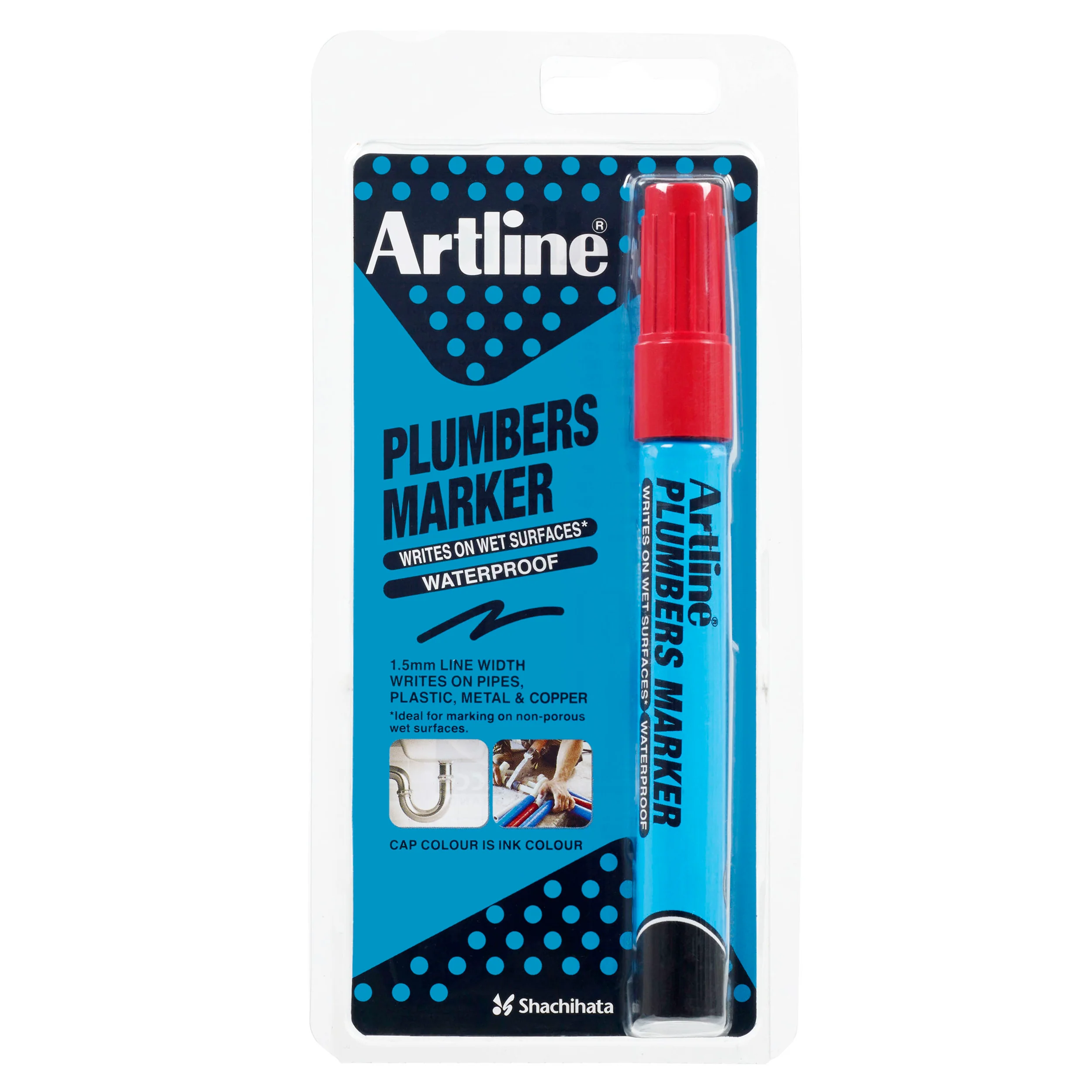 Artline Plumbers Permanent Marker - Nail Gallerys