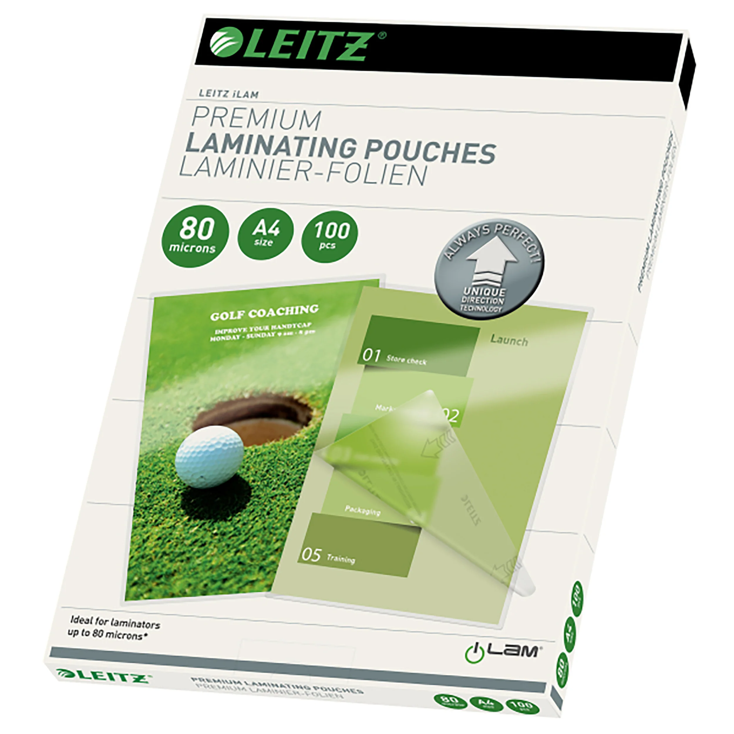 Leitz Laminating Pouch A4 80 Micron - Nail Gallerys
