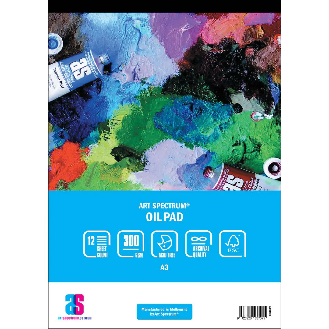Art Spectrum 300gsm 12 Sheet Oil Pads - Nail Gallerys