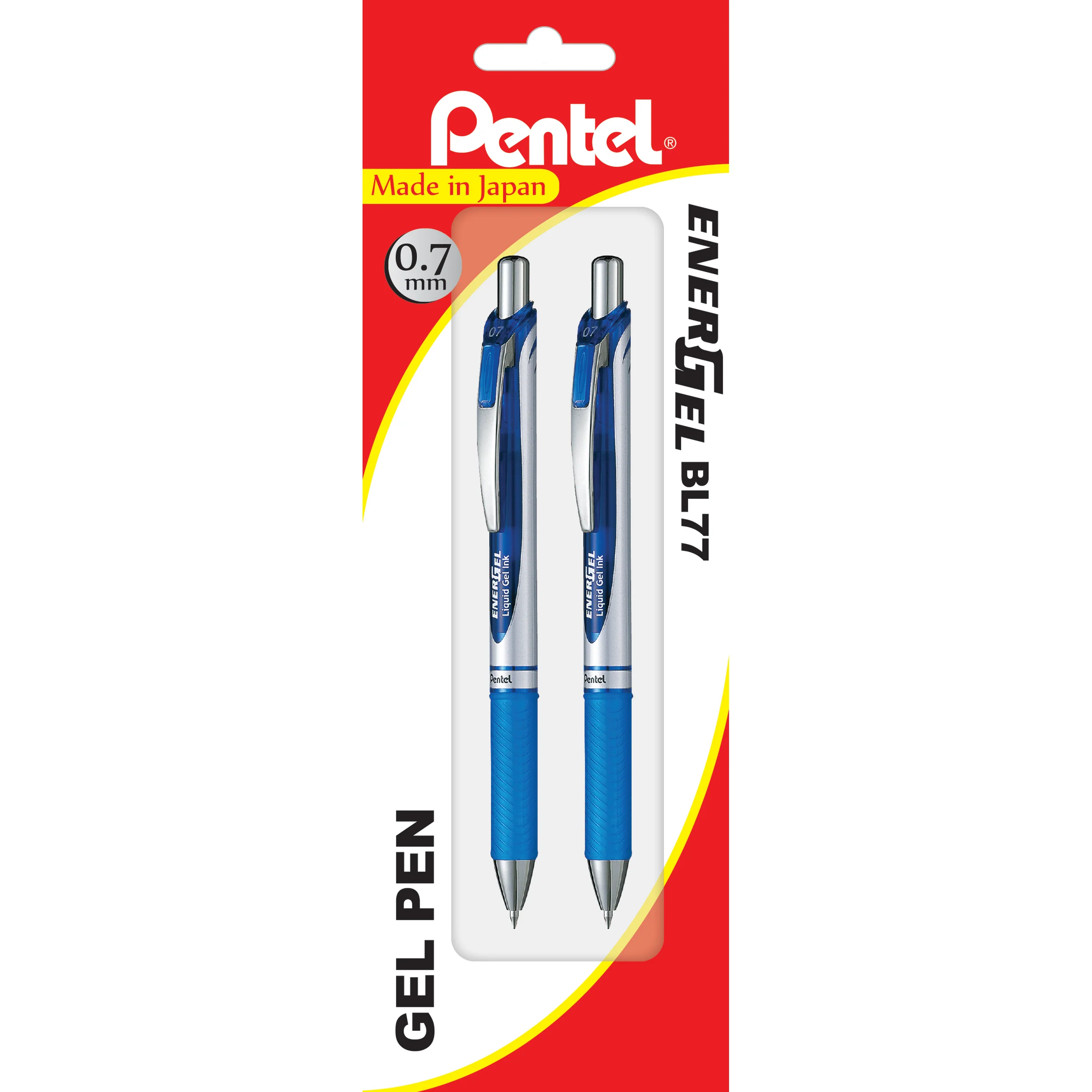Pentel Energel Ballpoint Pen Retractable Deluxe Pack Of 2 - Nail Gallerys