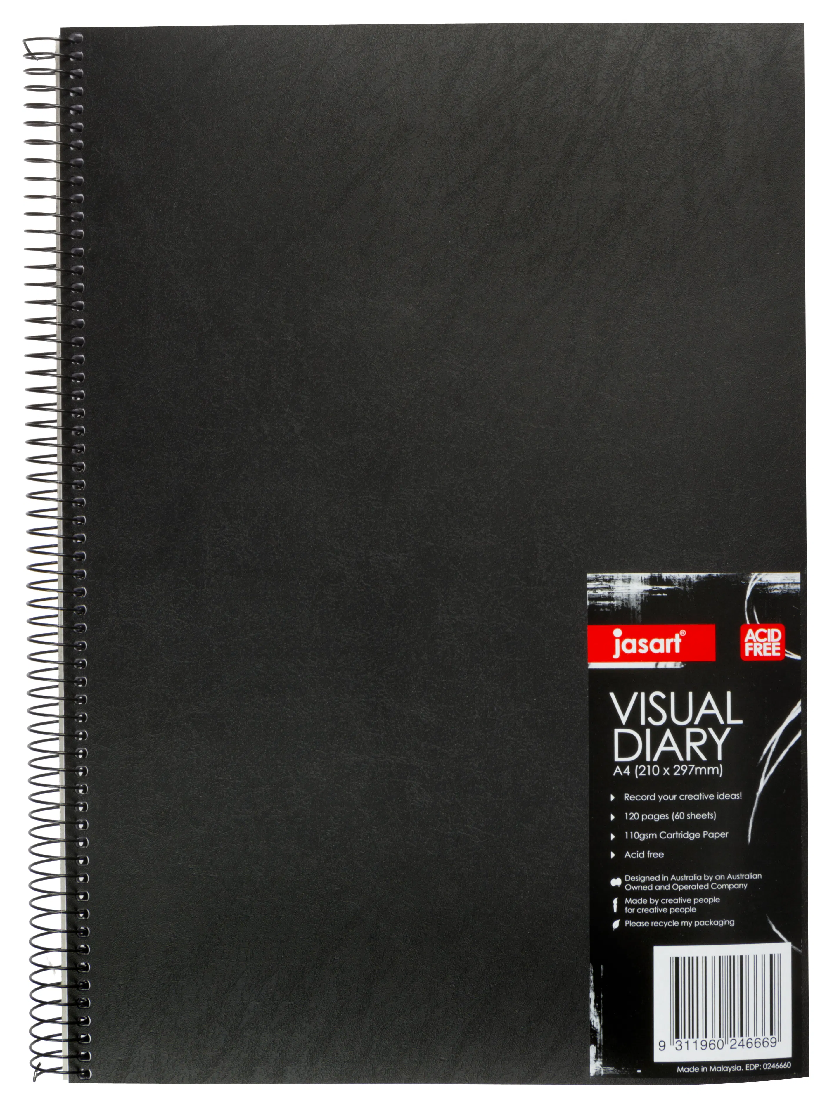 Jasart Single Wire 110gsm 60 Sheet Visual Diaries - Nail Gallerys