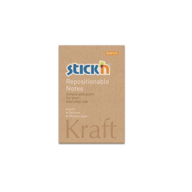 Stick'n Note 100 Sheet Kraft - Nail Gallerys