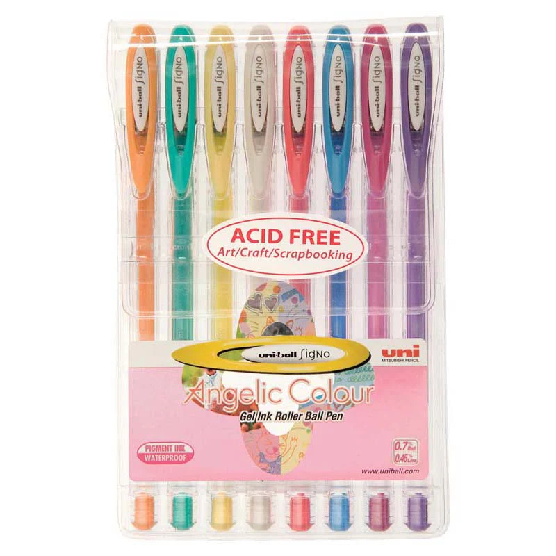 Uni-ball Signo Angelic 0.7mm Capped Assorted Sets - Nail Gallerys
