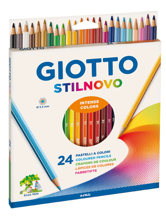Giotto Stilnovo Coloured Pencils - Nail Gallerys