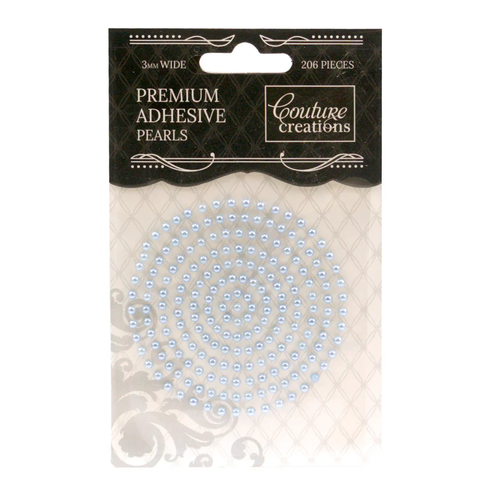 Couture Creations 3mm Adhesive Pearls 206 Pieces - Nail Gallerys