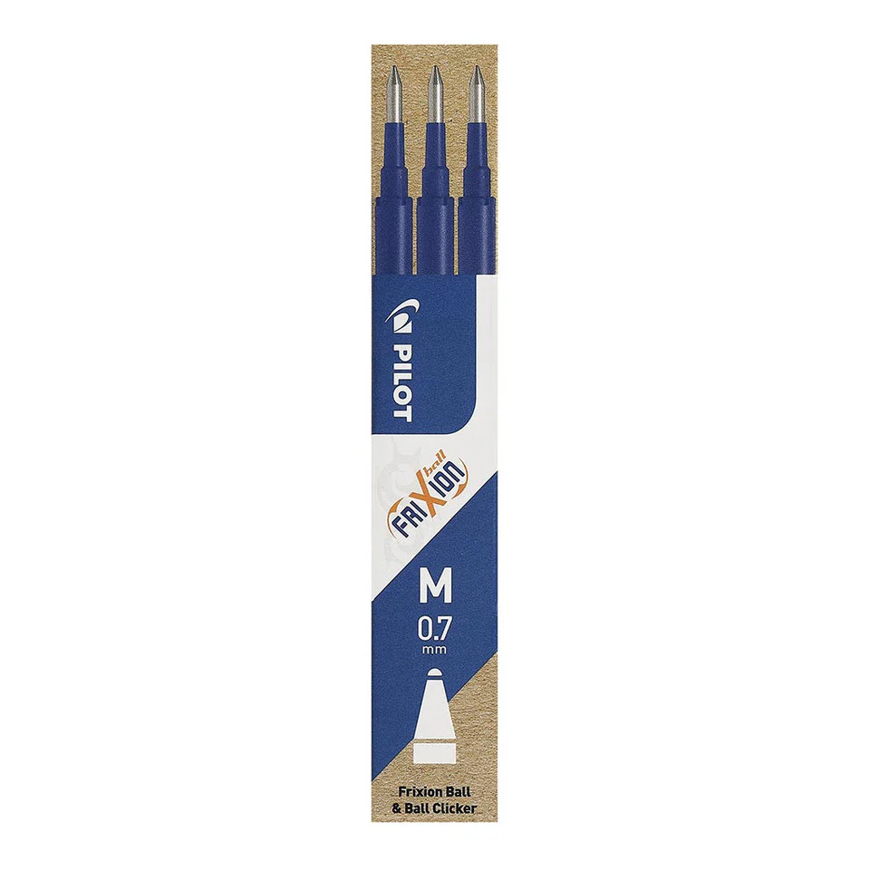 Pilot Frixion Erasable Fine Pen Refill Pack Of 3 - Nail Gallerys
