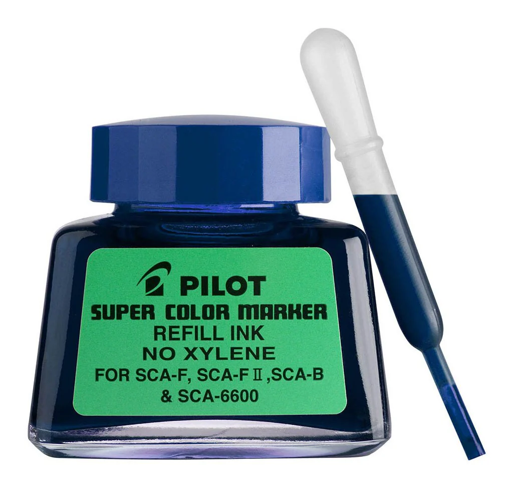 Pilot Super Colour Permanent Marker 30ml Refill - Nail Gallerys