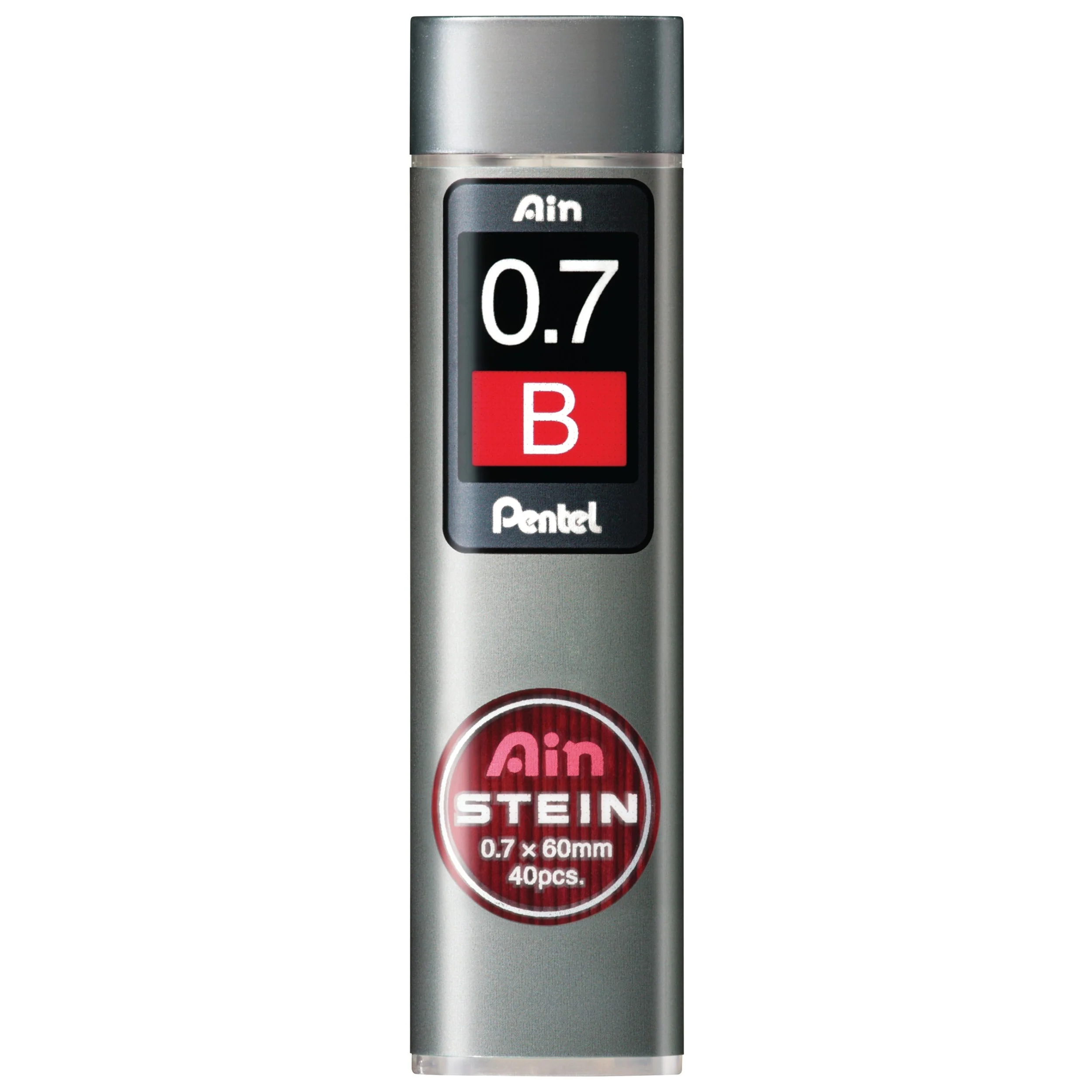 Pentel Ain Stein Leads 0.7mm Tube/40 Box Of 12 - Nail Gallerys