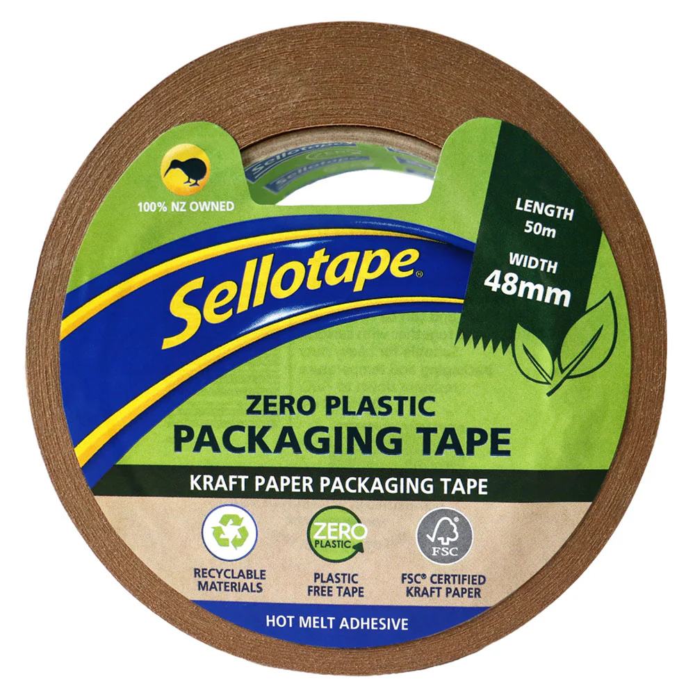 Sellotape Zero Plastic Kraft Paper Packaging Tapes - Nail Gallerys