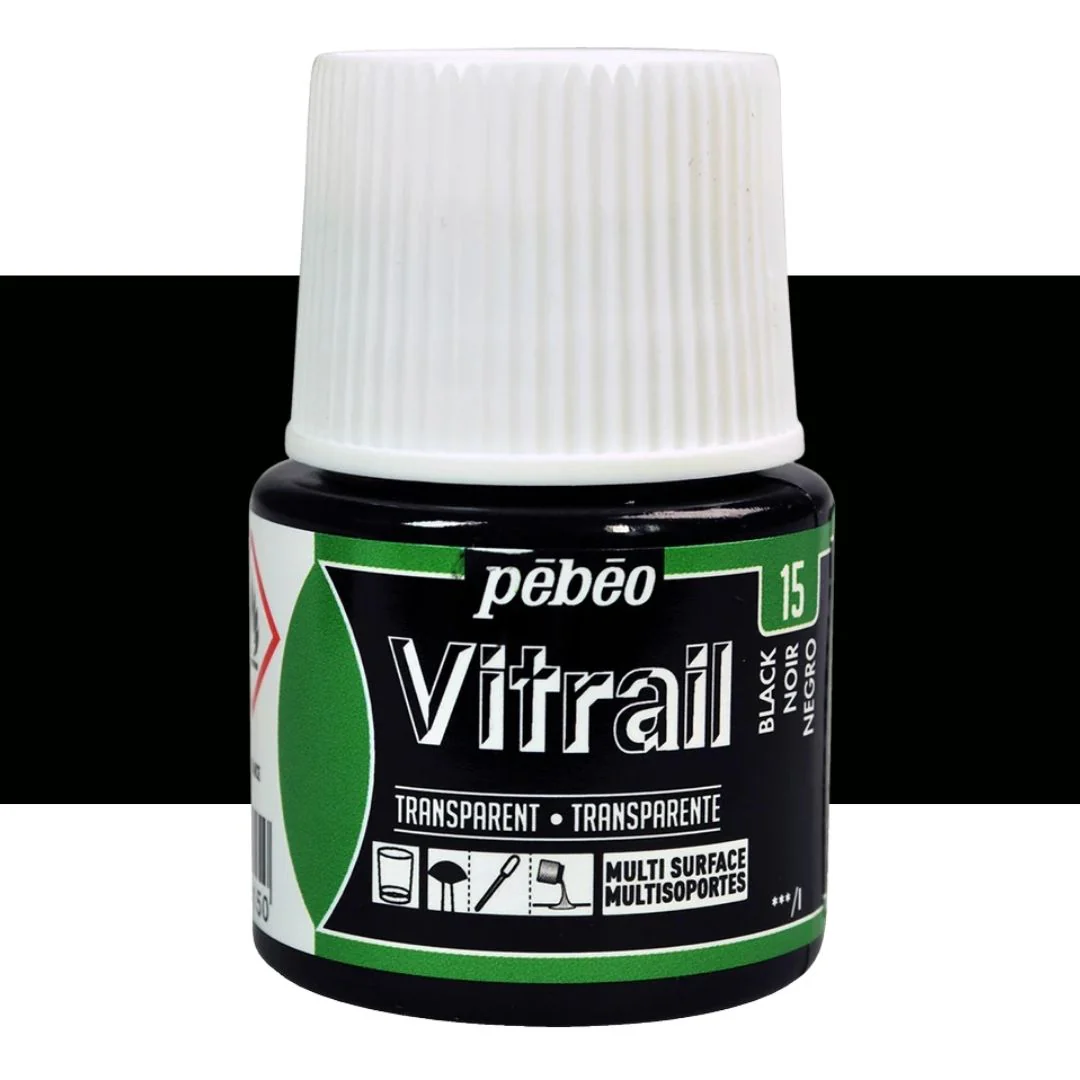 Pebeo Vitrail Transparent Paints 45ml - Nail Gallerys