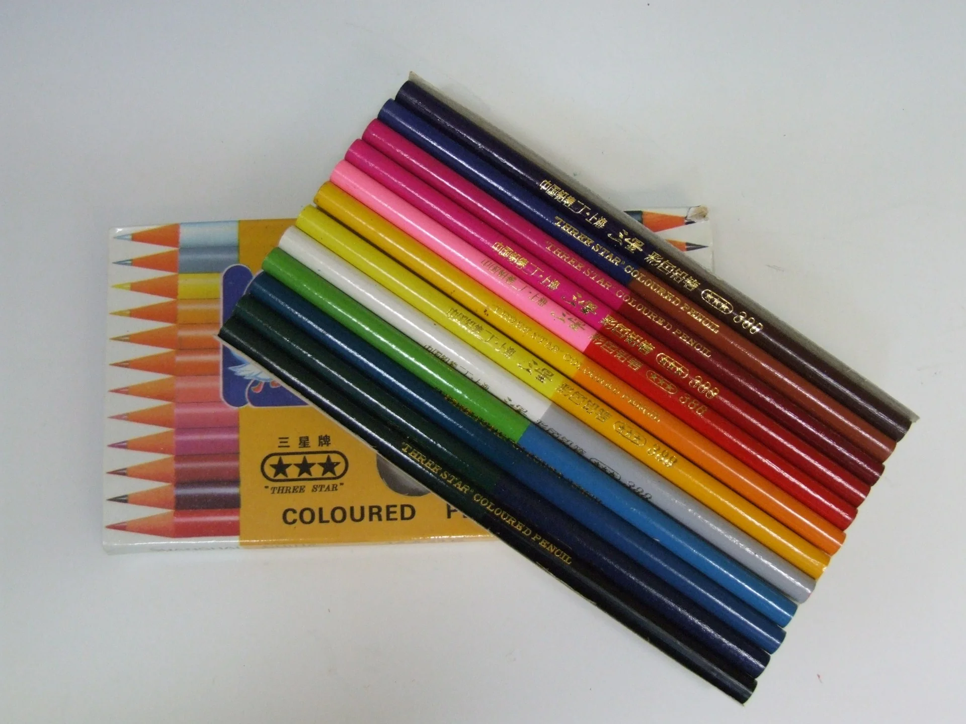 Three Star Colour Pencils - Nail Gallerys