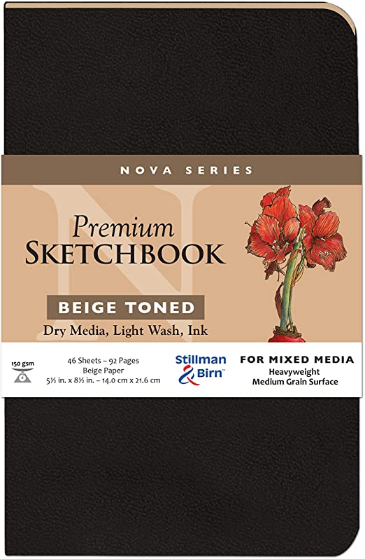 Stillman & Birn Nova Beige Soft Cover Sketchbooks 150gsm - Nail Gallerys