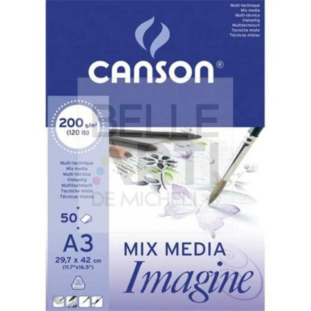 Canson Imagine 200gsm 50 Sheet Pads - Nail Gallerys