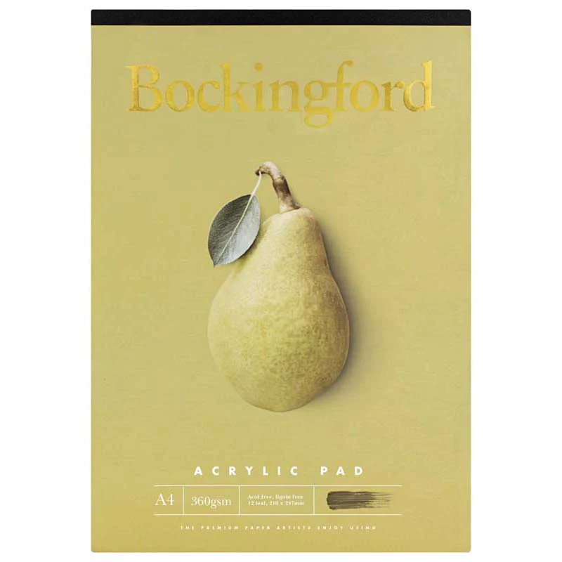 Bockingford 360gsm 12 Leaf Acrylic Pads - Nail Gallerys