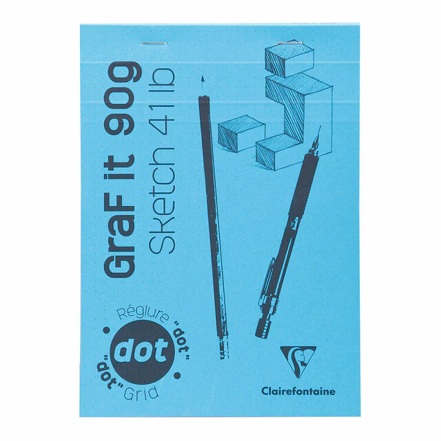 Clairefontaine Grafit Pad Dotted Pages Assorted Cover - Nail Gallerys