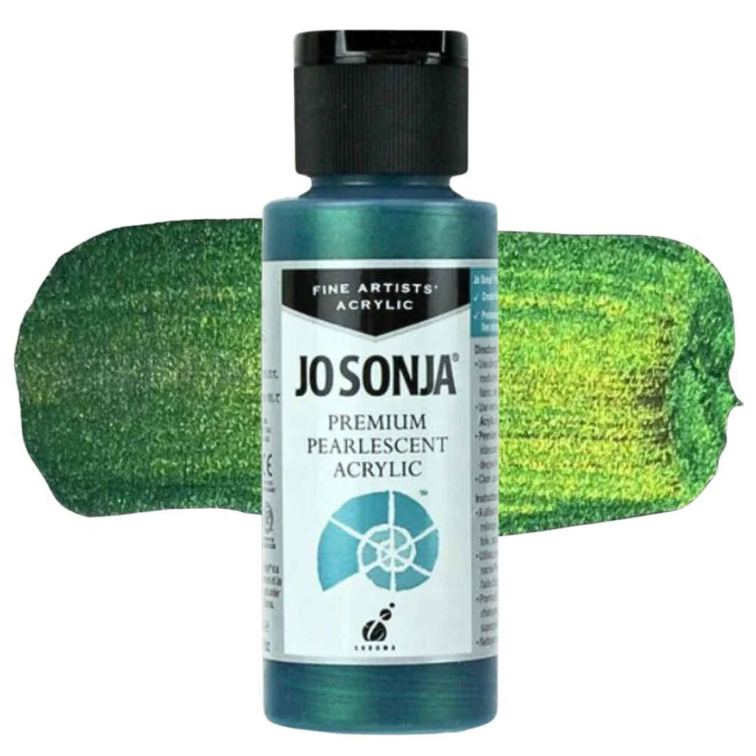 Jo Sonja 60ml Pearlescent Paints - Nail Gallerys