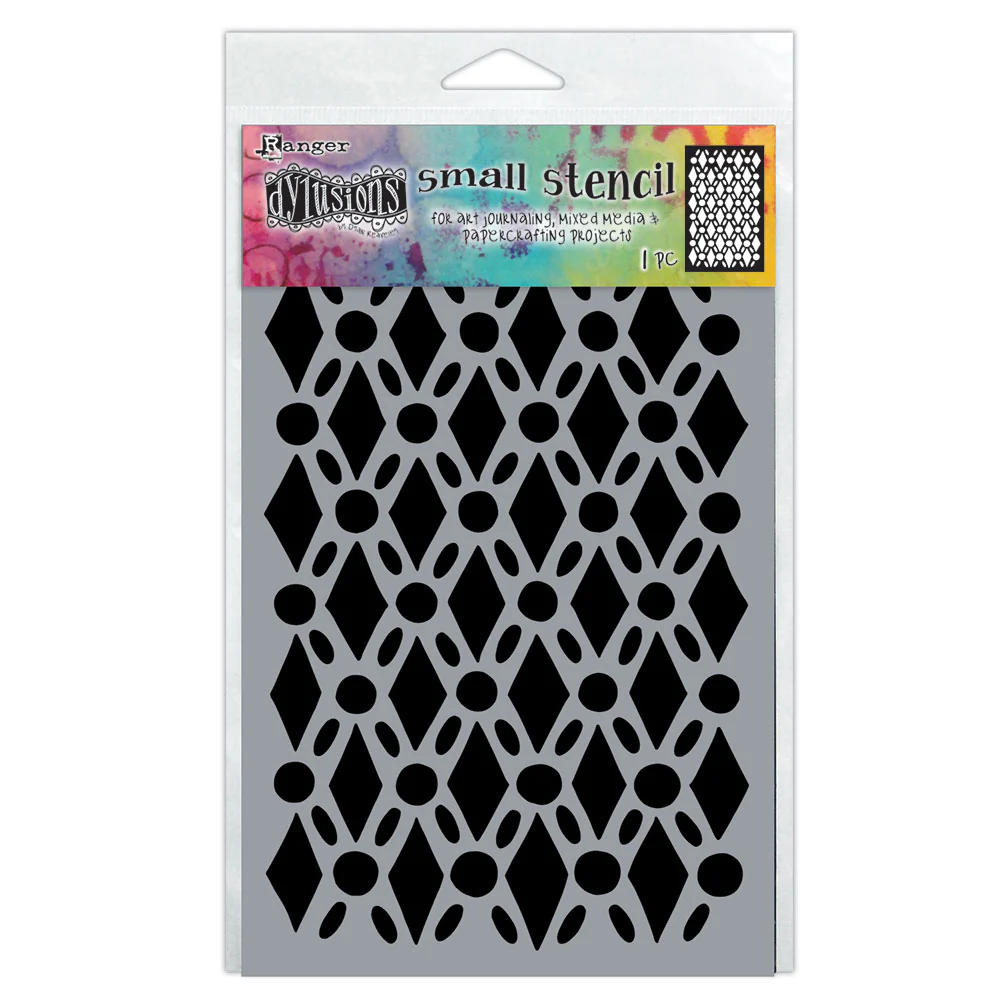 Ranger Dylusions Fancy Floor Stencils - Nail Gallerys