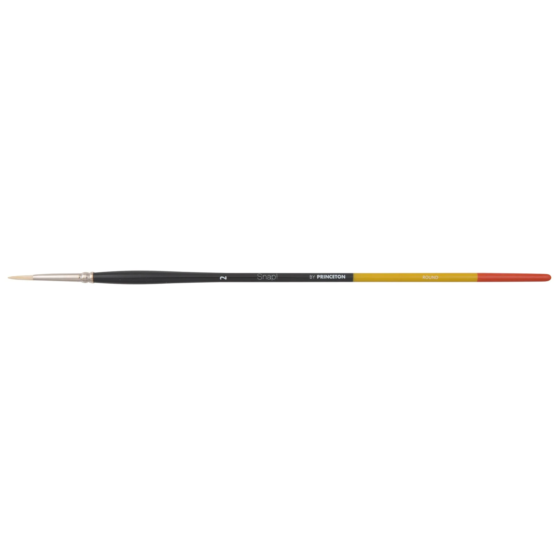 Princeton Snap! 9700 Long Handle Natural Bristle Round Brushes - Nail Gallerys