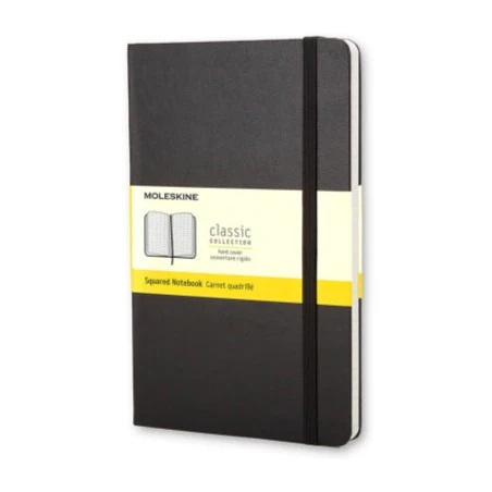 Moleskine Large Square Hard Cover Notebooks - Nail Gallerys