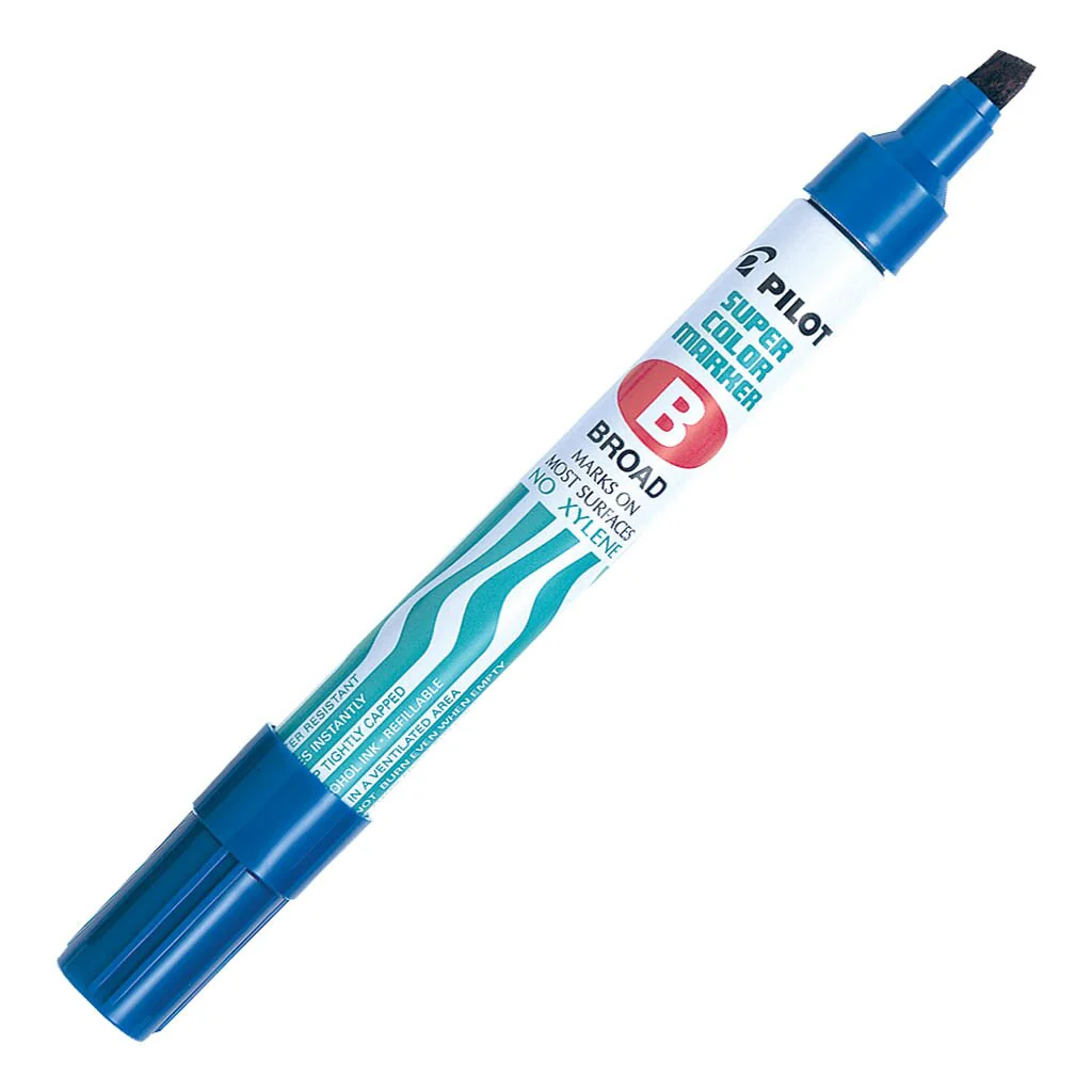 Pilot Super Colour Permanent Marker Broad - Nail Gallerys