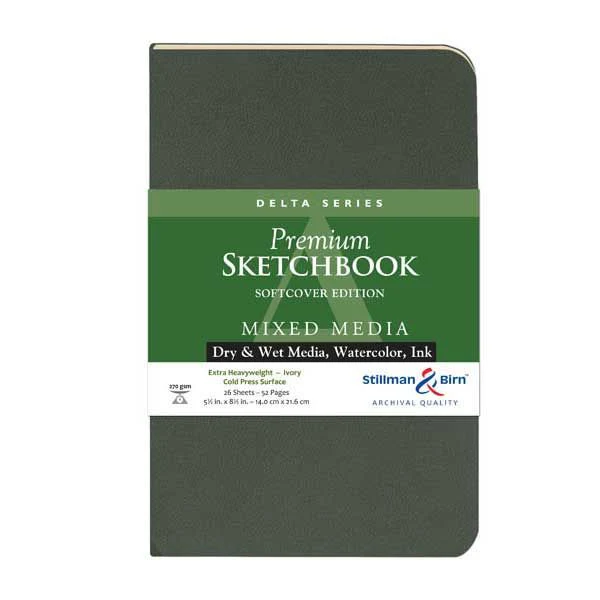 Stillman & Birn Delta Soft Cover Sketchbooks 270gsm - Nail Gallerys