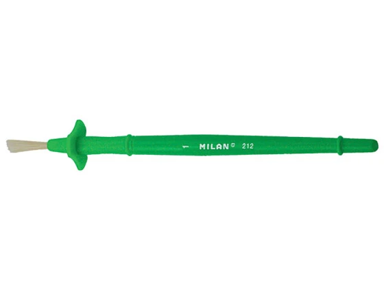 Milan Bristle 212 Series Glue Brushes - Nail Gallerys