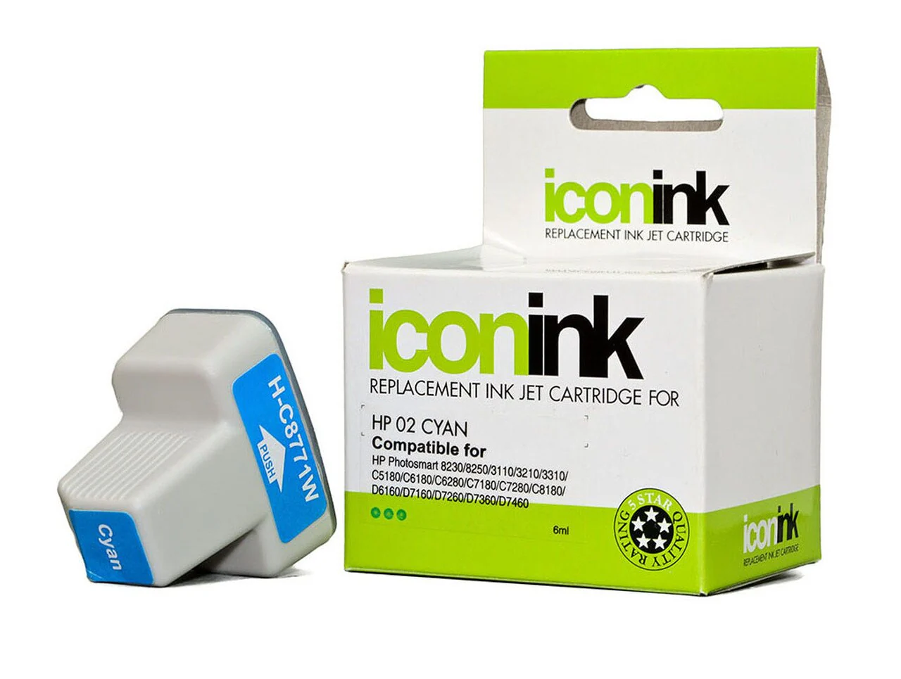 Icon Compatible Hp 02 Ink Cartridge - Nail Gallerys