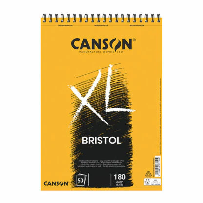 Canson XL Bristol Spiral 180gsm 50 Sheet Pads - Nail Gallerys