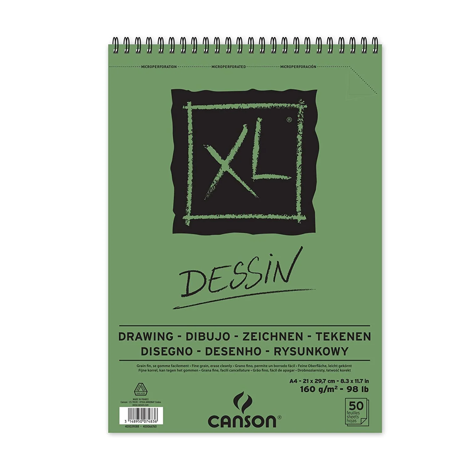 Canson XL 160gsm 50 Sheet Sketch Pads - Nail Gallerys