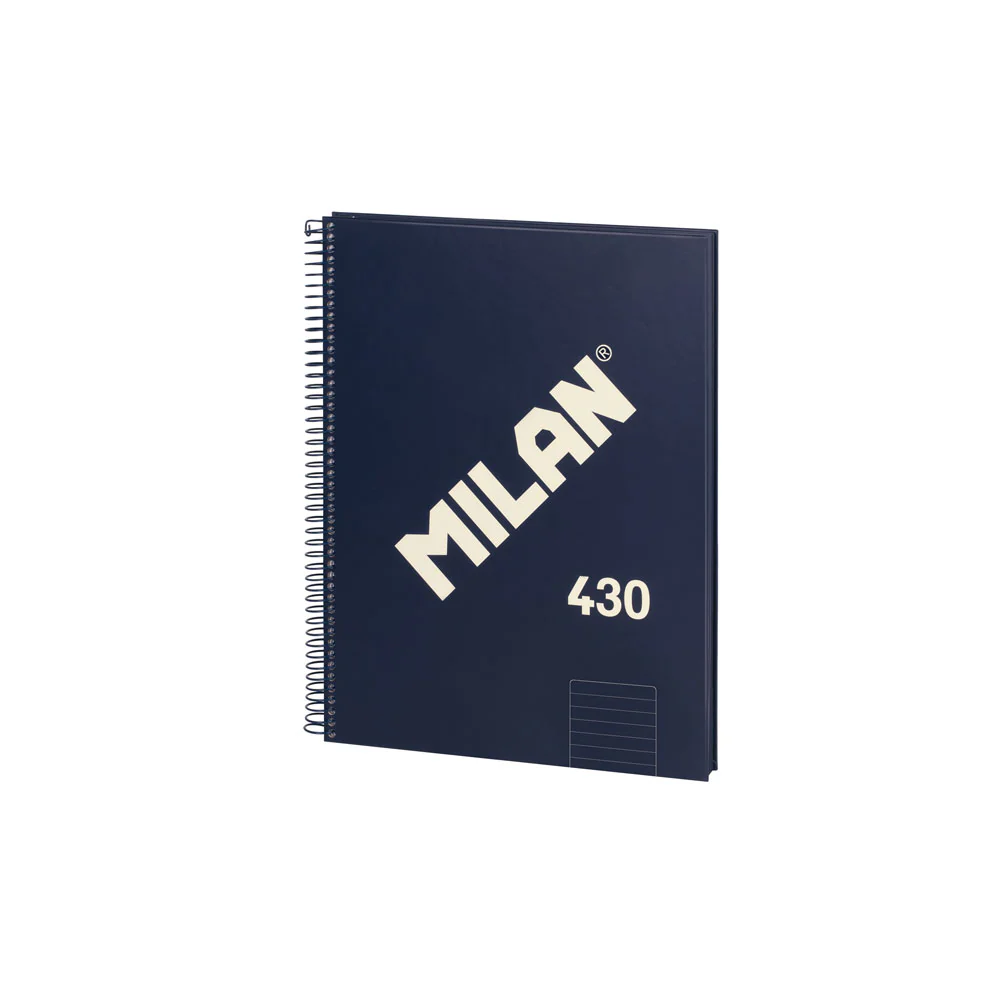 Milan Spiral Hardcover A4 80 Leaf 1918 Series Notebooks - Nail Gallerys