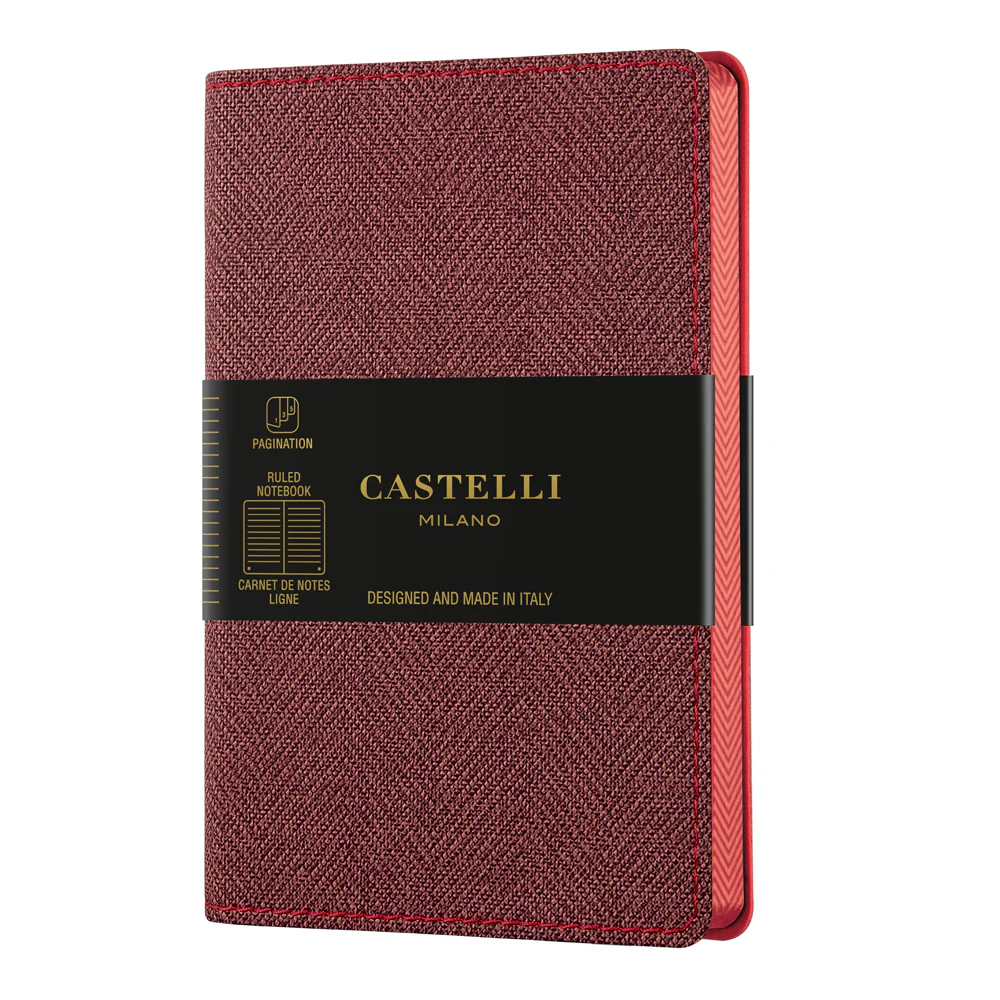 Castelli A5 Ruled Harris Notebooks - Nail Gallerys