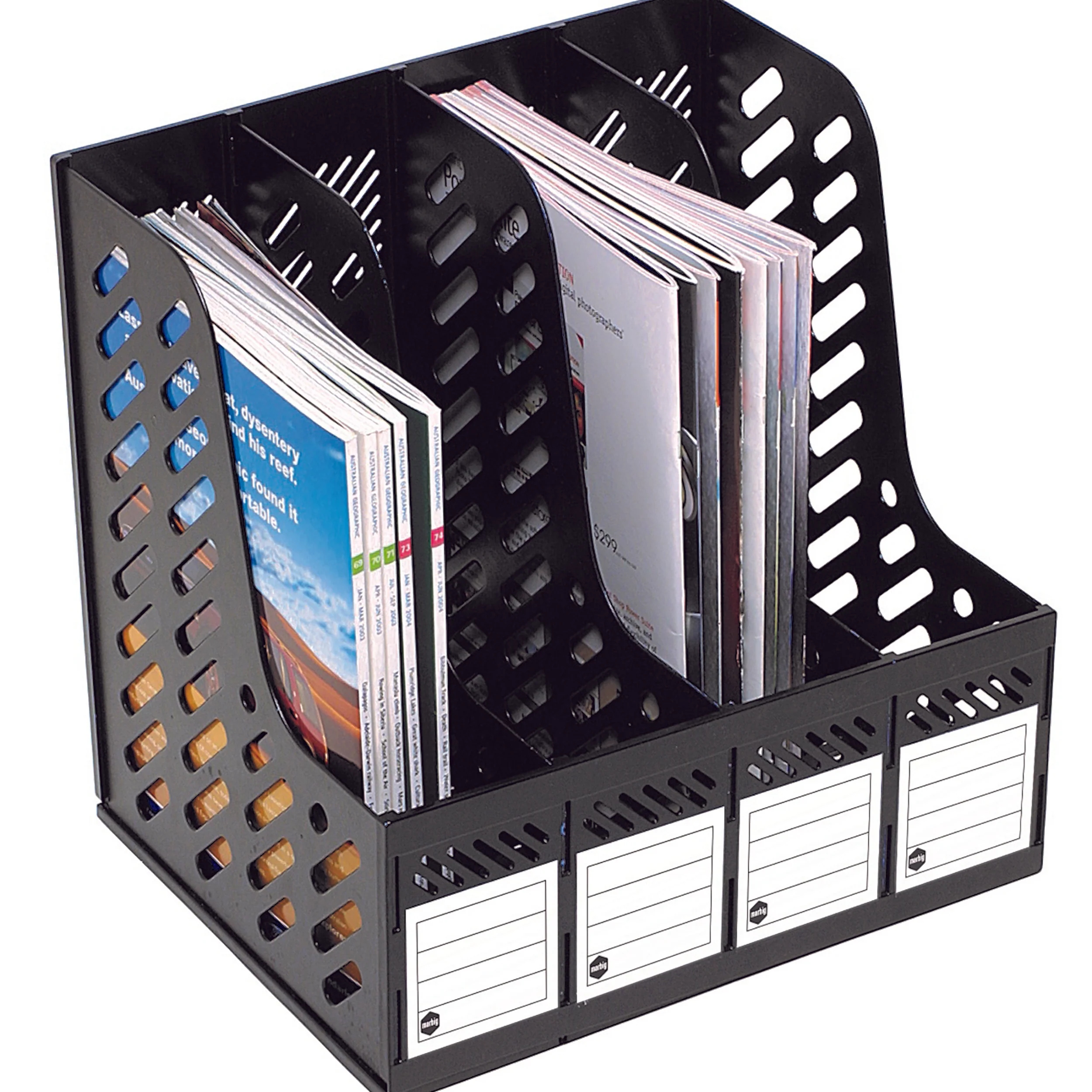 Magazine Racks Black - Nail Gallerys