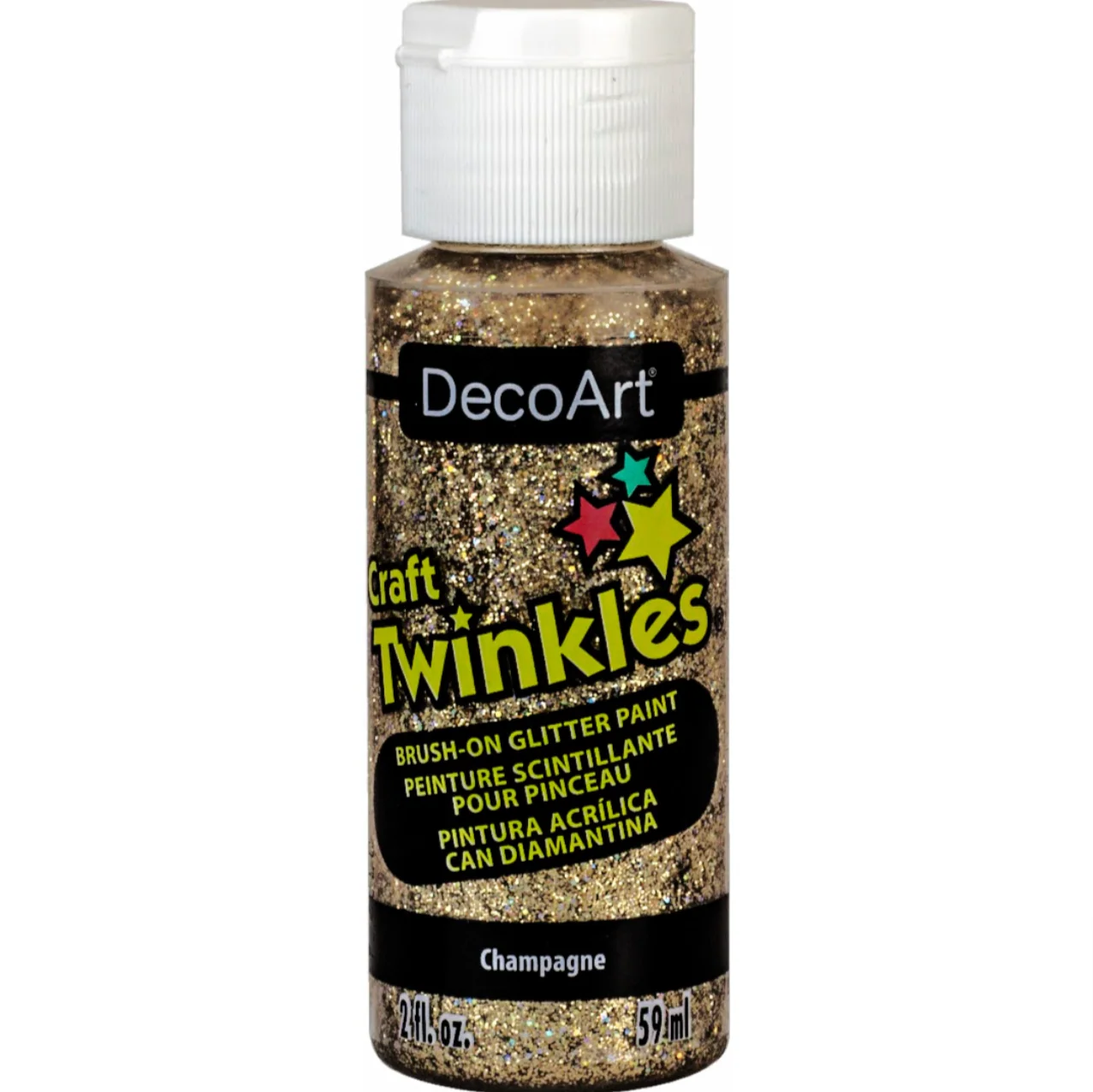 Decoart Craft Twinkles Glitter Paints 59ml - Nail Gallerys