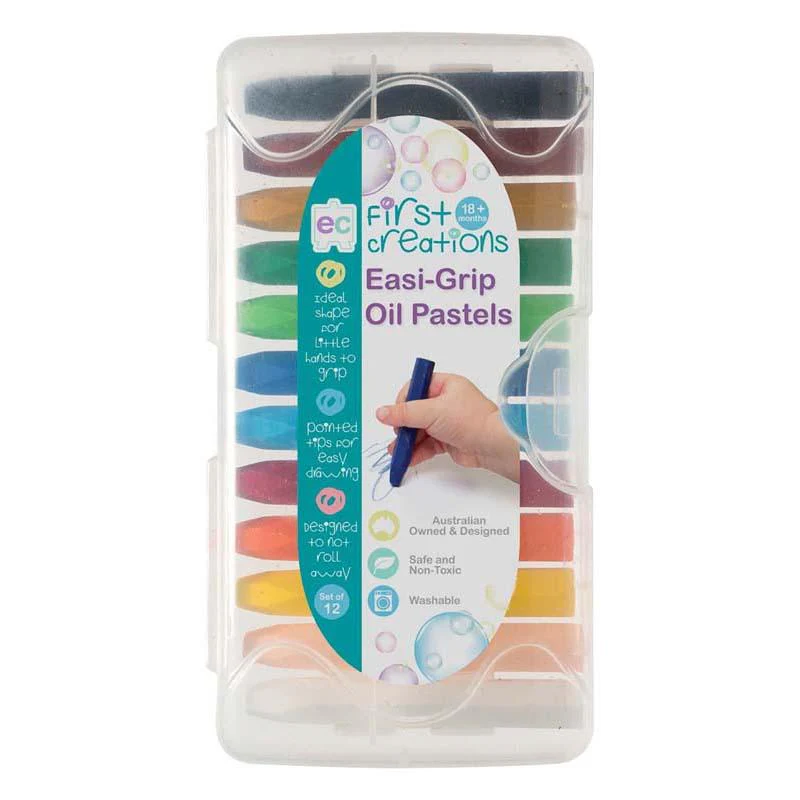 EC Washable Easi Grip Oil Pastels - Nail Gallerys