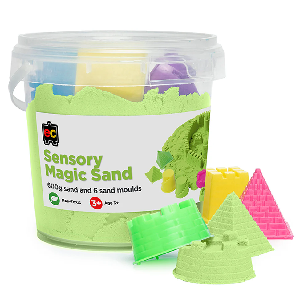 EC Sensory Magic Sand With Moulds 600gm Tubs - Nail Gallerys