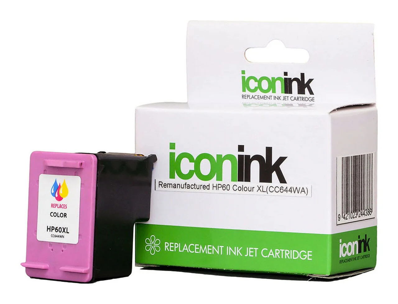 Icon Remanufactured Hp 60 Ink Cartridge - Nail Gallerys