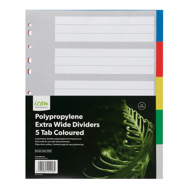 Icon Pp Dividers Extra Wide Coloured - Nail Gallerys