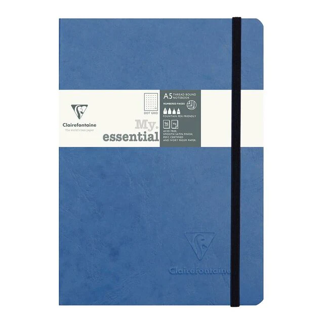 Clairefontaine Age Bag My Essential Notebook A5 Dotted - Nail Gallerys