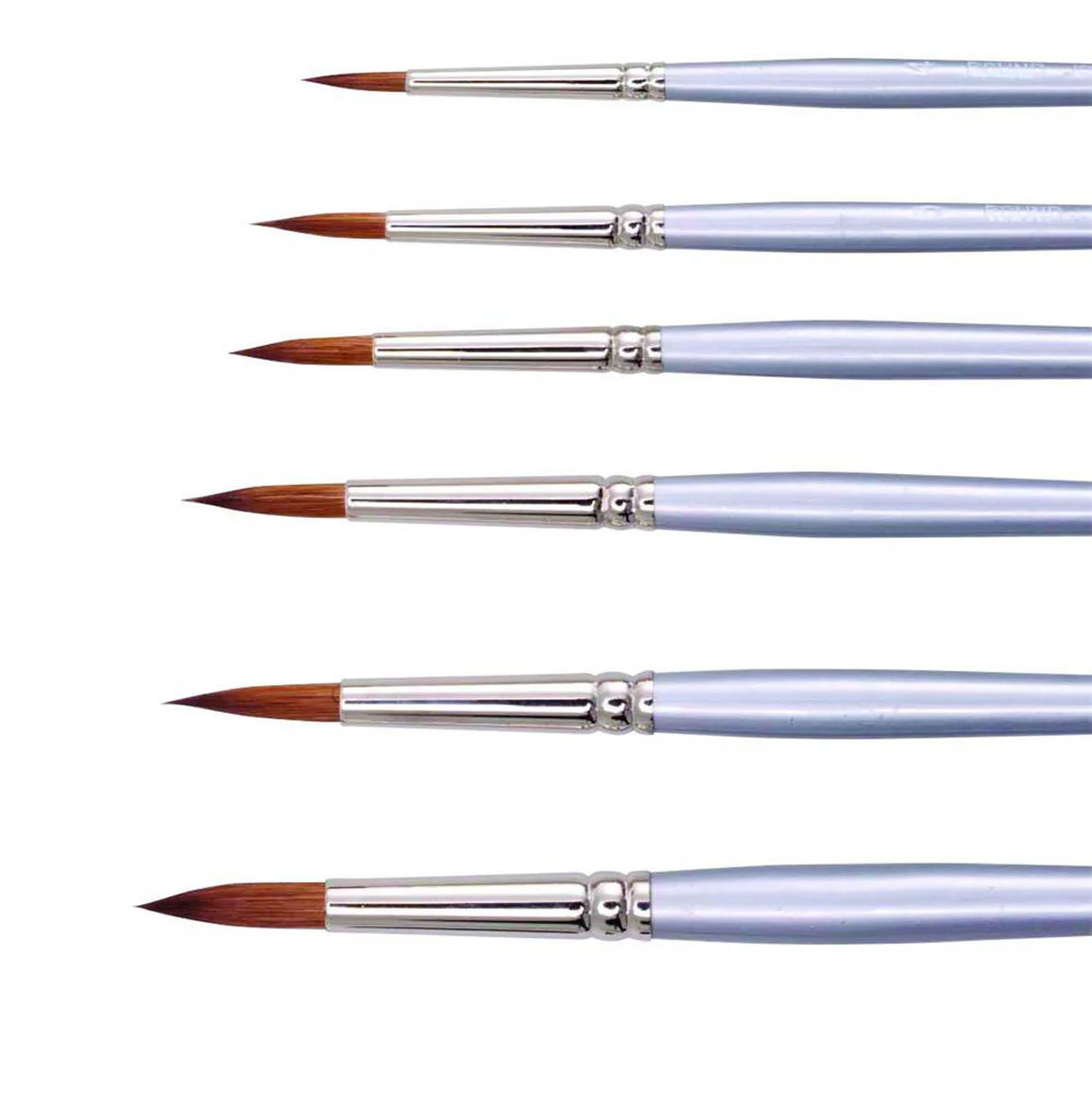 Jasart Red Sable Round Brushes - Nail Gallerys