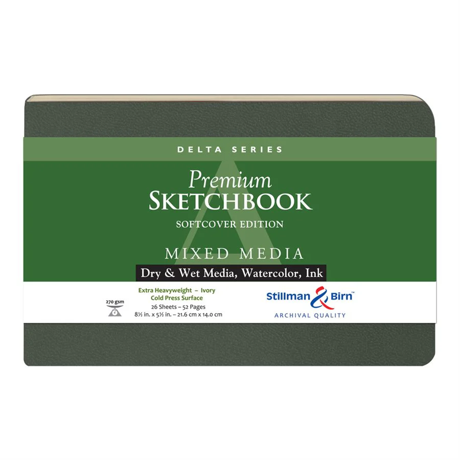 Stillman & Birn DELTA Softcover 270gsm Sketchbook - Nail Gallerys