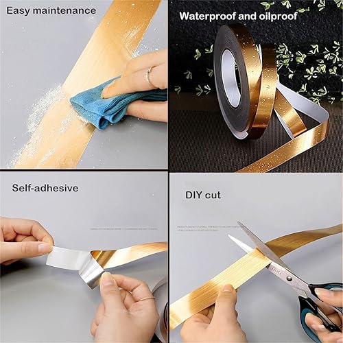 25M Bordures de Papier Peint Auto-adhésives, Autocollantes pour Décoration Murale, Bordures Adhésives Imperméables Chambre à Coucher, Papier de Décoration Mur(Size:2.5CM(W),Color:Matte deep blue,) - Nail Gallerys