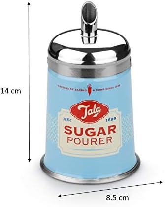 Tala Boîte de Rangement pour Farine Originals, BlancRouge, Conteneur d'Inspiration Vintage pour Farine et Ingrédients de Pâtisserie - Nail Gallerys