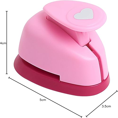 Efco Perforatrice XS Cœur 8 x 9 mm, Rose, 20 x 10 x 4 cm - Nail Gallerys