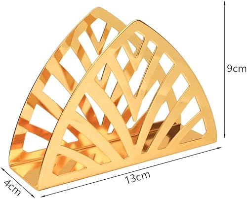 Belvanr Porte Serviette de Table 2 Pièces Porte Serviettes Distributeur de Papier Creux Support pour Serviettes en Papier Distributeur de Serviettes Triangulaires Support Serviette Papier pour Table - Nail Gallerys