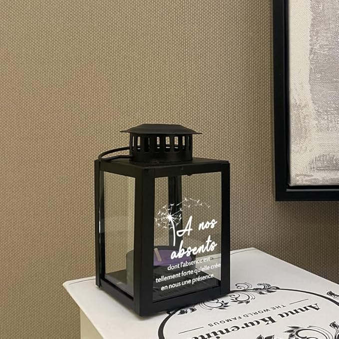 Stickers Commémoratifs pour Lanterne de Mariage 'A nos absents', Lot de 2,pour stickers souvenir défunt mariage, Autocollant mariage pensées défunts, hommage défunt - Nail Gallerys