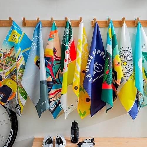 Torchon imprimé en Coton, Tour de France - Nail Gallerys