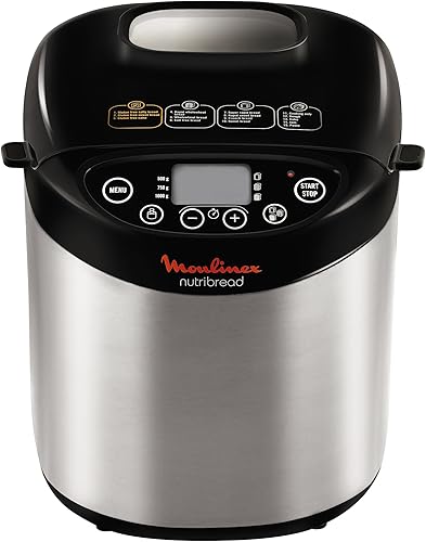 Moulinex OW311E10 Machine à Pain Nutribread Noir/Métal - Nail Gallerys
