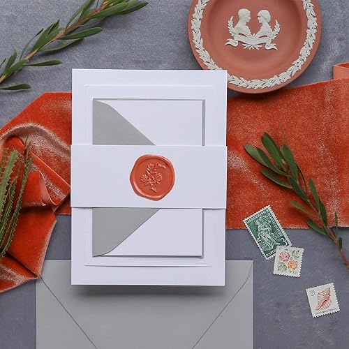 UNIQOOO Lot de 8 bâtons de cire à cacheter bleu clair pour sceau de cire – Parfait pour les invitations de mariage, les enveloppes, les courriers, les emballages de vin, les idées de cadeaux de Noël - Nail Gallerys